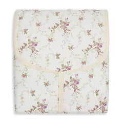 TROCADOR PORTÁTIL C/ BOLSOS - FLORAL FERRUGEM