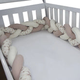 PROTETOR DE BERÇO TRANÇA 4,00 MTS - FLORAL FERRUGEM