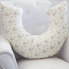 ALMOFADA DE AMAMENTAÇÃO - FLORAL ROSA