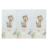 BABETE BORDADA 03 PÇS - FLORESTA