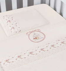 JG. DE LENÇOL AMERIC. 03 PÇS - GAIOLA FERRUGEM