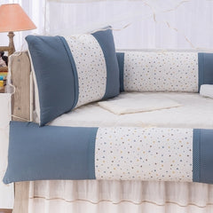 Kit berço americano glamour 100% algodão - Elias