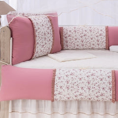 Kit berço americano glamour 100% algodão - Jessica