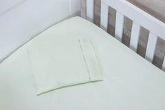 JOGO DE LENÇOL 3 PEÇAS BERÇO AMERICANO/NACIONAL - VERDE