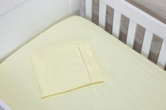 JOGO DE LENÇOL 3 PEÇAS BERÇO AMERICANO/NACIONAL - BEGE