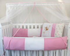 KIT KIDS COM MOSQUITEIRO COMUM 07 PEÇAS - JOANINHA