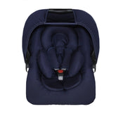 CONJUNTO COMPLETO BEBÊ CONFORTO - CAPOTA + APOIO + CAPA + PROTETOR DE CINTO AZUL MARINHO