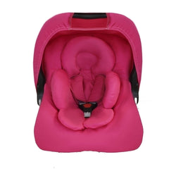 CONJUNTO COMPLETO BEBÊ CONFORTO - CAPOTA + APOIO + CAPA + PROTETOR DE CINTO PINK