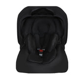 CONJUNTO COMPLETO BEBÊ CONFORTO - CAPOTA + APOIO + CAPA + PROTETOR DE CINTO PRETO