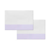 FRONHA ESTAMPADA - LILÁS COM BRANCO