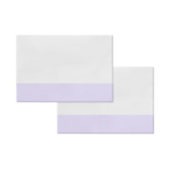 FRONHA ESTAMPADA - LILÁS COM BRANCO