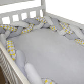 PROTETOR DE BERÇO TRANÇA 4,00 MTS - LOSANGO AMARELO