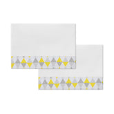 FRONHA ESTAMPADA - LOSANGO AMARELO