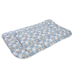 COLCHONETE PORTÁTIL C/ MOSQUETEIRO - LOSANGO AZUL