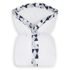 SACO DE BEBÊ - LOSANGO MARINHO