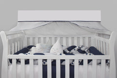 KIT DE BERÇO DUO - LOSANGO MARINHO