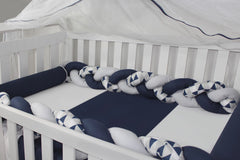 KIT DE BERÇO DUO - LOSANGO MARINHO