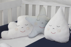 KIT DE BERÇO ROLL - LOSANGO MARINHO