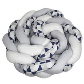 PROTETOR DE BERÇO TRANÇA 4,00 MTS - LOSANGO MARINHO