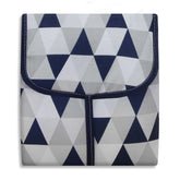 TROCADOR PORTÁTIL C/ BOLSOS - LOSANGO MARINHO