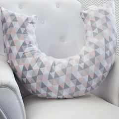 ALMOFADA DE AMAMENTAÇÃO - LOSANGO ROSA