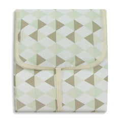 TROCADOR PORTÁTIL C/ BOLSOS - LOSANGO VERDE