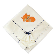 MANTA DE PIQUET C/ LASIE 100% ALGODÃO - RAPOSA