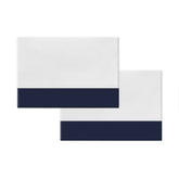 FRONHA ESTAMPADA - MARINHO COM BRANCO