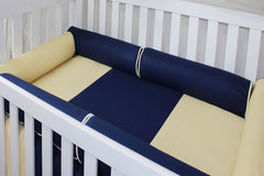 KIT ROLO - 06 PÇS - MARINHO COM CAQUI