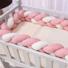 Kit mini berço happy 07 peças - rosê e palha