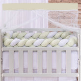 Kit mini berço happy 07 peças - verde e branco