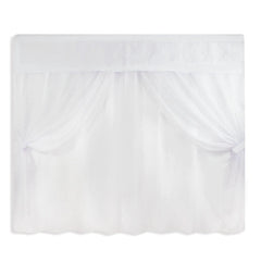 CORTINA DE VOIL - NERVURA BRANCO