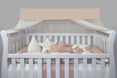 KIT DE BERÇO DUO - NUDE COM PALHA