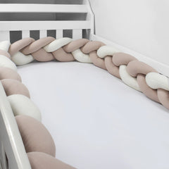 PROTETOR DE BERÇO TRANÇA 4,00 MTS - NUDE