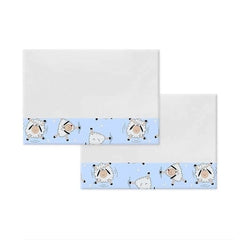 FRONHA ESTAMPADA - OVELHA AZUL