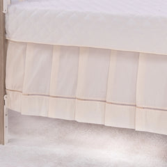 Saia de Berço Americano Ponto Palito 100% Algodão - Palha