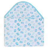 TOALHA C/ CAPUZ SOFT - PEZINHOS AZUL