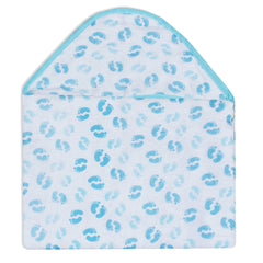 TOALHA C/ CAPUZ SOFT - PEZINHOS AZUL