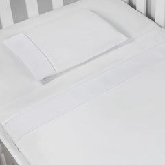 JG. DE LENÇOL AMERIC. 03 PÇS - PIQUET BRANCO