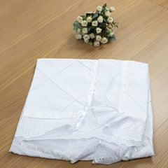 MANTA DE PIQUET C/ LASIE 100% ALGODÃO - PIQUET BRANCO