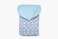 Saco de dormir 100% algodão - alteza azul