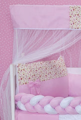 KIT BERÇO AMERICANO 11 PEÇAS CLASSIC MICROFIBRA - MINHA PRINCESA