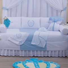 KIT BICAMA 06 PÇS 100% ALG. - REALEZA AZUL