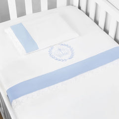 JG. DE LENÇOL AMERIC. 03 PÇS - REALEZA AZUL