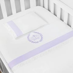 JG. DE LENÇOL AMERIC. 03 PÇS - REALEZA LILÁS