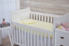 JOGO DE LENÇOL 3 PEÇAS BERÇO AMERICANO/NACIONAL - BEGE