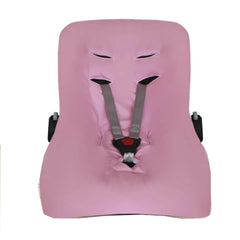 CONJUNTO COMPLETO BEBÊ CONFORTO - CAPOTA + APOIO + CAPA + PROTETOR DE CINTO ROSA