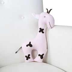 ALMOFADA DECORATIVA - GIRAFA ROSA