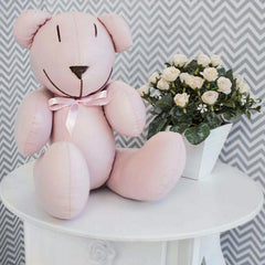 URSINHO COM LAÇO - ROSA