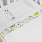 JG. DE LENÇOL AMERIC. 03 PÇS - SAFARI AMARELO